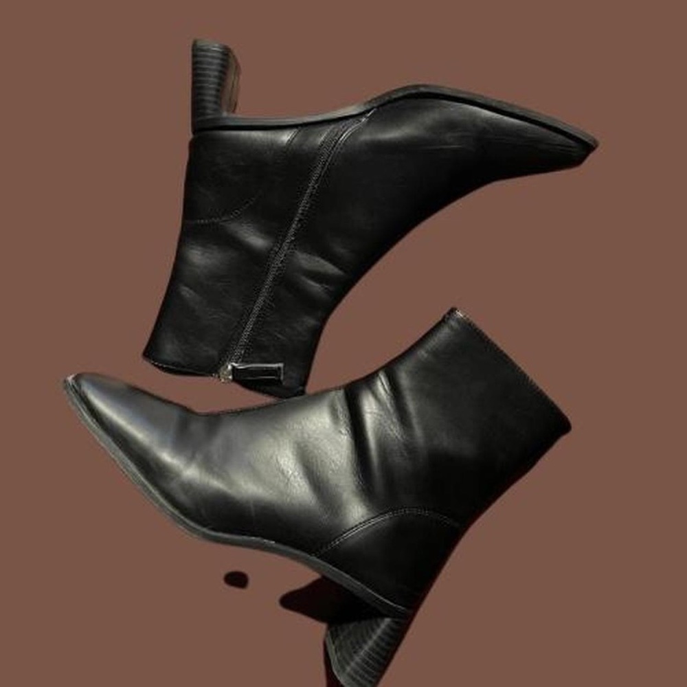 Topshop Vegan Leather Boots